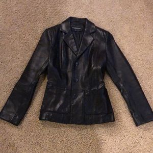 Leather jacket tall size
